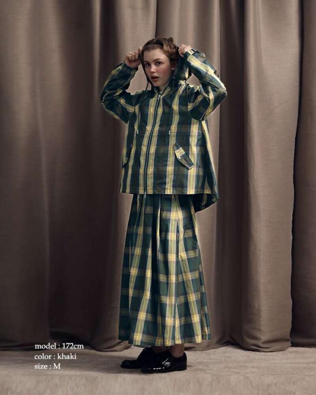 ケレン kelen  チェック フーディー ジャケット “VICKY” lkl24fjk2037 アウター  ☆☆ クーポン対象