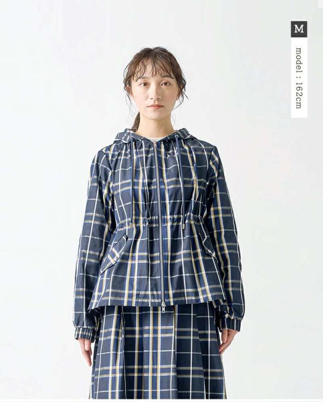 ケレン kelen  チェック フーディー ジャケット “VICKY” lkl24fjk2037 アウター  ☆☆ クーポン対象