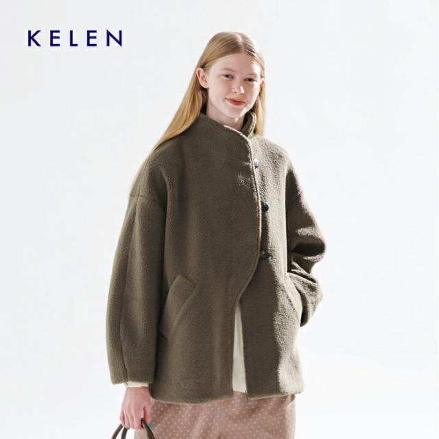 kelen(ケレン)デザインカラーボアコート“IOLL”lkl24wjk2051