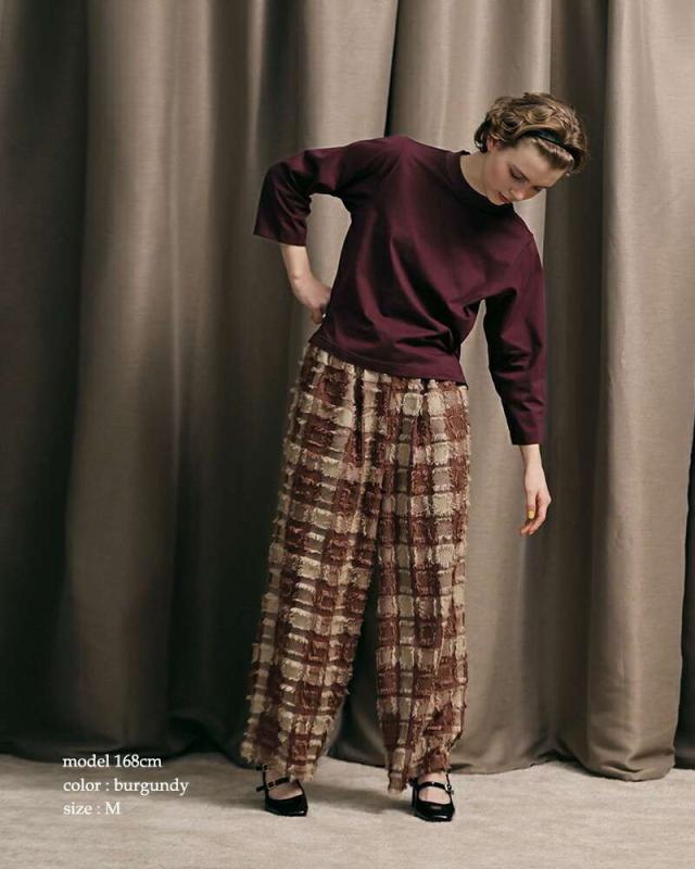 kelen(ケレン)コットンスリークォータースリーブトップス“HARP7”lkl25fbl2237