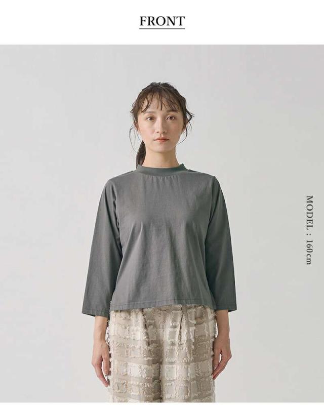 kelen(ケレン)コットンスリークォータースリーブトップス“HARP7”lkl25fbl2237