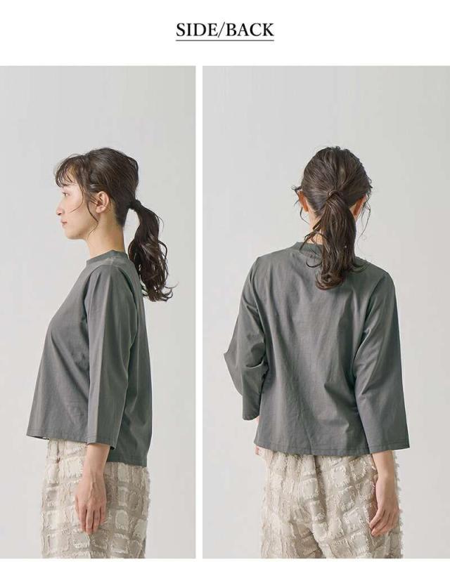 kelen(ケレン)コットンスリークォータースリーブトップス“HARP7”lkl25fbl2237