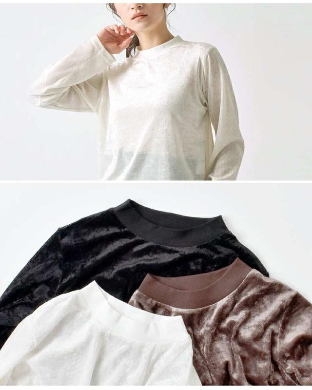 ケレン Tシャツ kelen メッシュ ベロア トップス “ULVI” lkl25fbl2245 ☆☆ クーポン対象