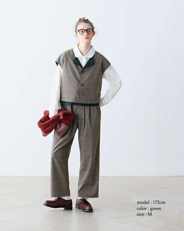 ケレン ベスト kelen  リバーシブル デザイン ベスト “YAE” lkl25fbl2255  ☆☆ クーポン対象