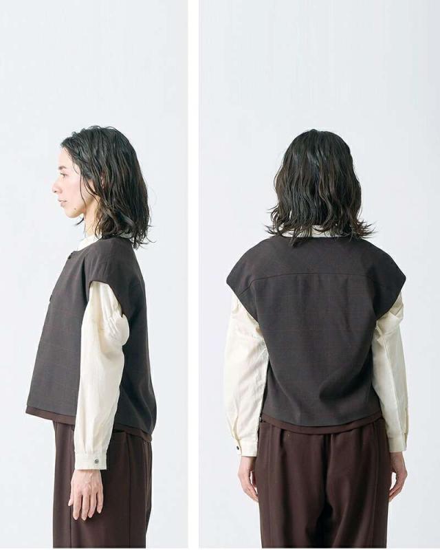 ケレン ベスト kelen  リバーシブル デザイン ベスト “YAE” lkl25fbl2255  ☆☆ クーポン対象