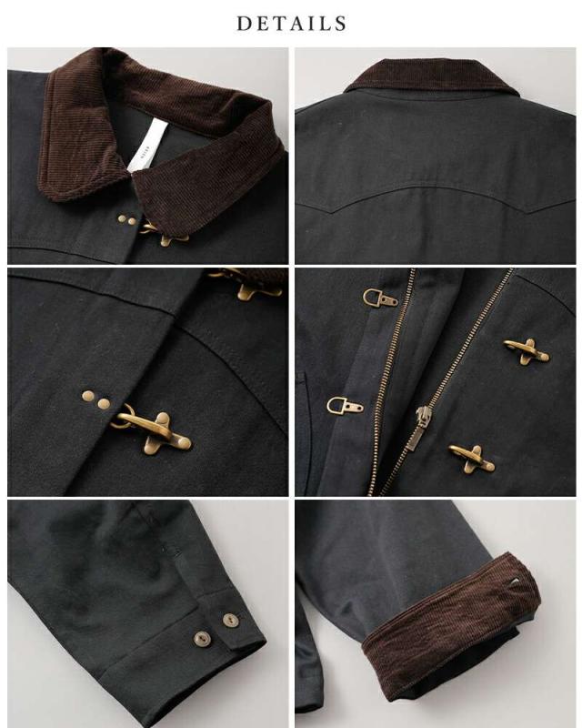 ケレン kelen  コットン ウエスタン ワークウェア ジャケット “YEYA” lkl25fjk2070 アウター  クーポン対象