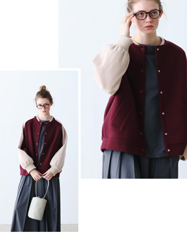 kelen(ケレン)デザインスタジアムジャンパー“BAHI”lkl25fjk2072