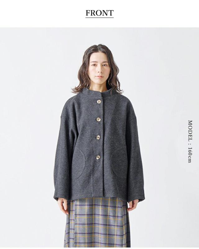 kelen(ケレン)モックネックデザインジャケット“TRIMO”lkl25fjk2073