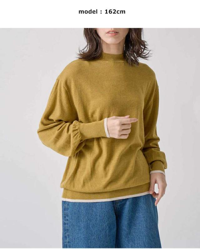 ケレン ニット セーター kelen  ポイント カラー デザイン ニット トップス “FINI” lkl25fkn2001  ☆☆ クーポン対象