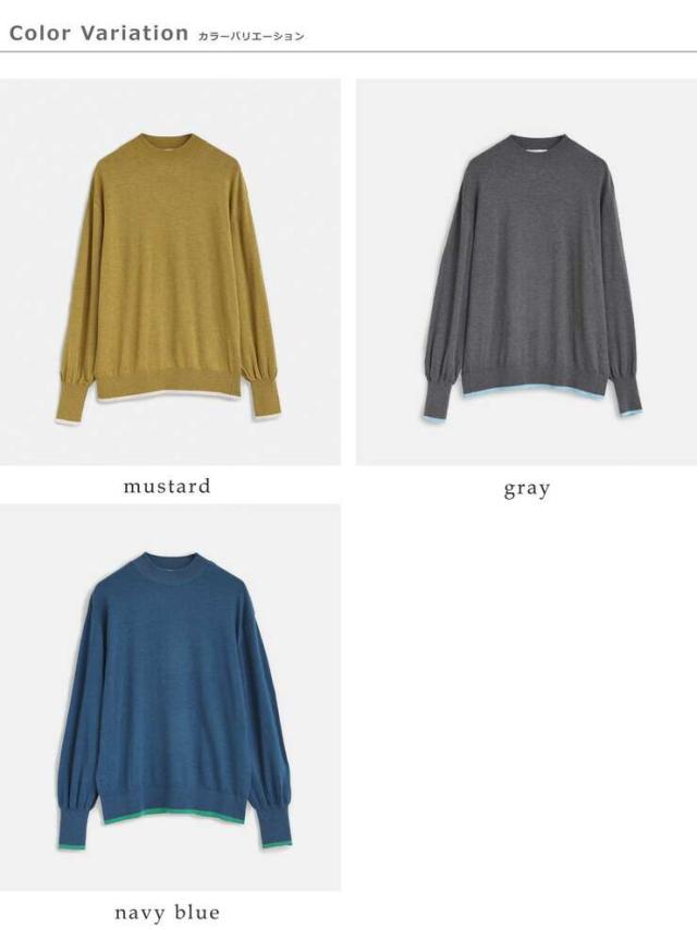 ケレン ニット セーター kelen  ポイント カラー デザイン ニット トップス “FINI” lkl25fkn2001  ☆☆ クーポン対象