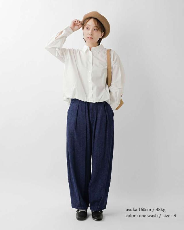 ケレン kelen ヘムデザイン コクーンシルエット デニムパンツ “SAFY” lkl25fpt2114 パンツ ☆☆ クーポン対象