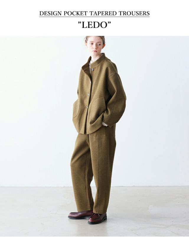 kelen(ケレン)デザインポケットテーパードトラウザーパンツ“LEDO”lkl25fpt2115