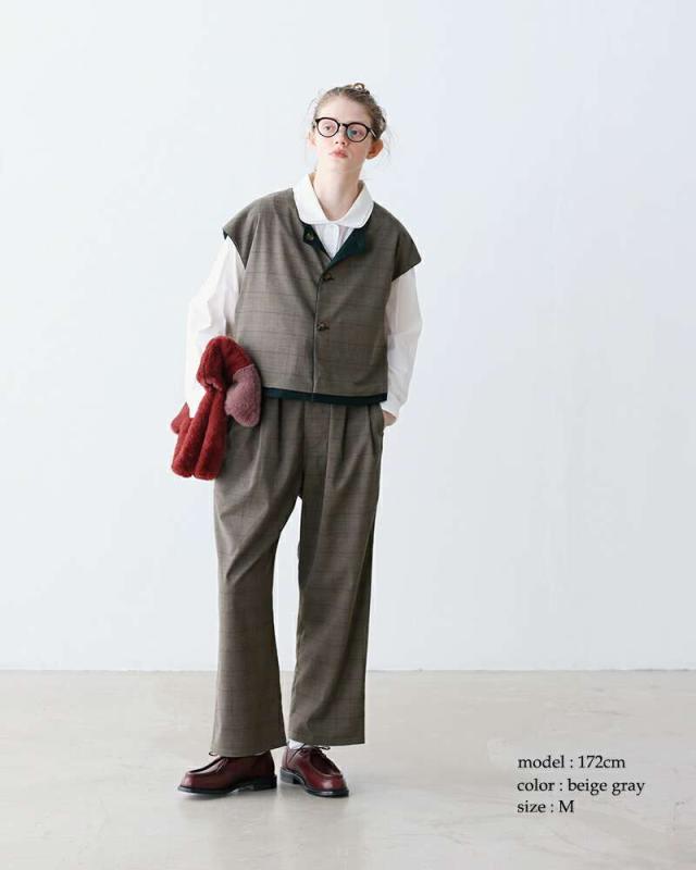 ケレン kelen  ウエスト タック デザイン パンツ “CIAN” lkl25fpt2118 パンツ  クーポン対象