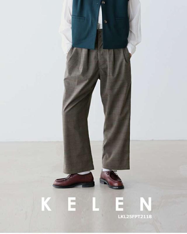 ケレン kelen  ウエスト タック デザイン パンツ “CIAN” lkl25fpt2118 パンツ  クーポン対象