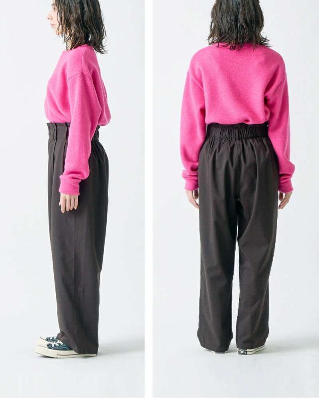 ケレン kelen  ウエスト タック デザイン パンツ “CIAN” lkl25fpt2118 パンツ  クーポン対象