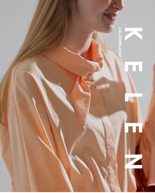 kelen(ケレン)ストレッチボウタイデザインブラウス“ELTON”lkl25wbl2267