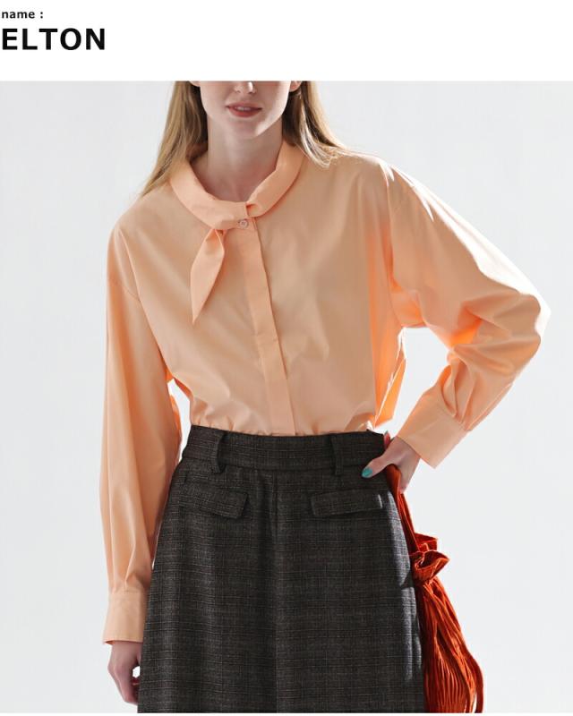 kelen(ケレン)ストレッチボウタイデザインブラウス“ELTON”lkl25wbl2267