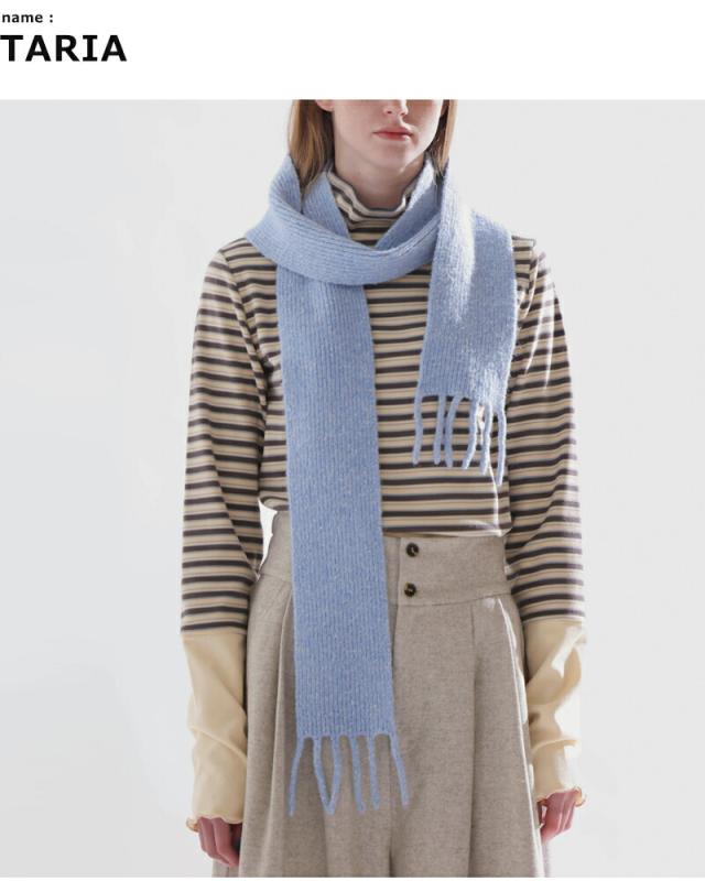 kelen(ケレン)ストレッチジャージーボーダーハイネックトップス“TARIA”lkl25wcs2009