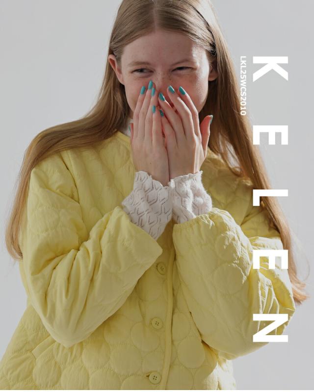 kelen(ケレン)ストレッチジャージーハイネックレーストップス“MINT”lkl25wcs2010