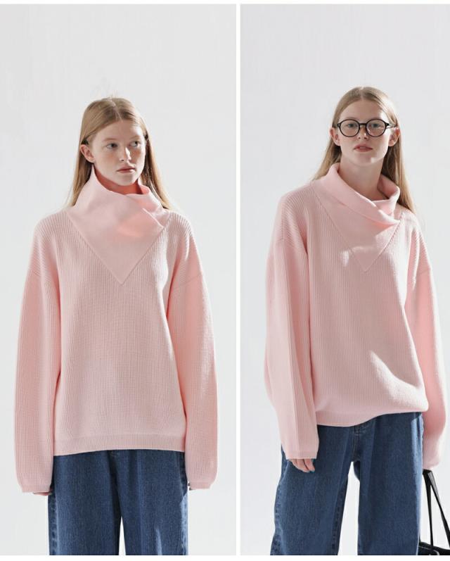 kelen(ケレン)デザインカラーニットプルオーバー“MOMO”lkl25wkn2005