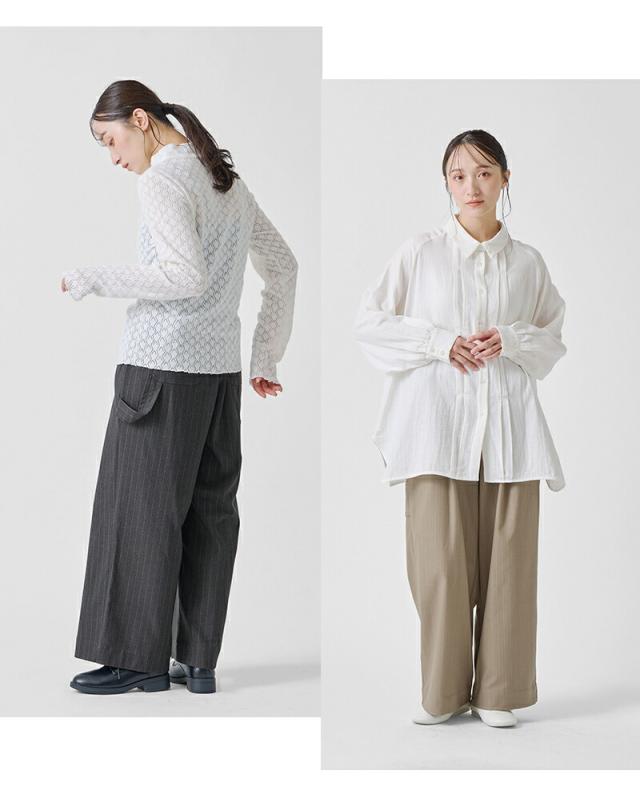 kelen(ケレン)ストレッチペインターデザインスラックスパンツ“NOORA”lkl25wpt2121