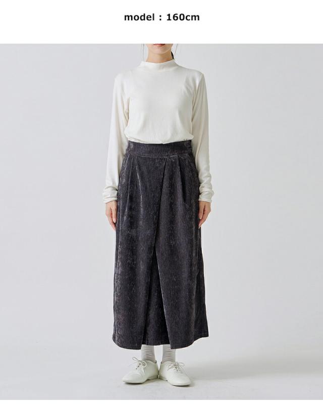 kelen(ケレン)ストレッチジャージータックデザインスカート“YELL”lkl25wsk2049