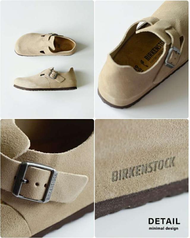 ビルケンシュトック 靴 シューズ BIRKENSTOCK スエード レザー ストラップ フラット シューズ “LONDON” london-same1-rf新作 レディース サイズ交換初回無料 クーポン対象