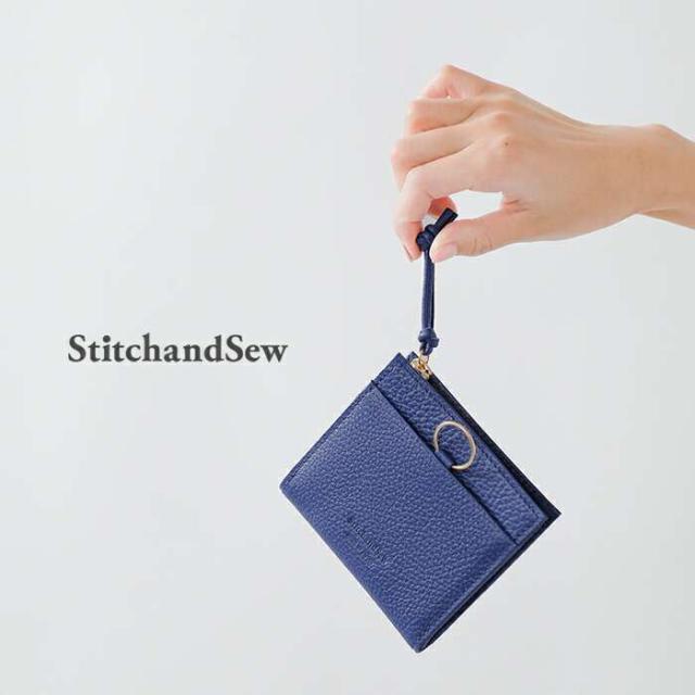 StitchandSew(スティッチアンドソー)牛シボLジップウォレットlz108