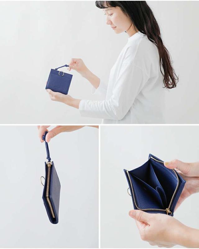 StitchandSew(スティッチアンドソー)牛シボLジップウォレットlz108