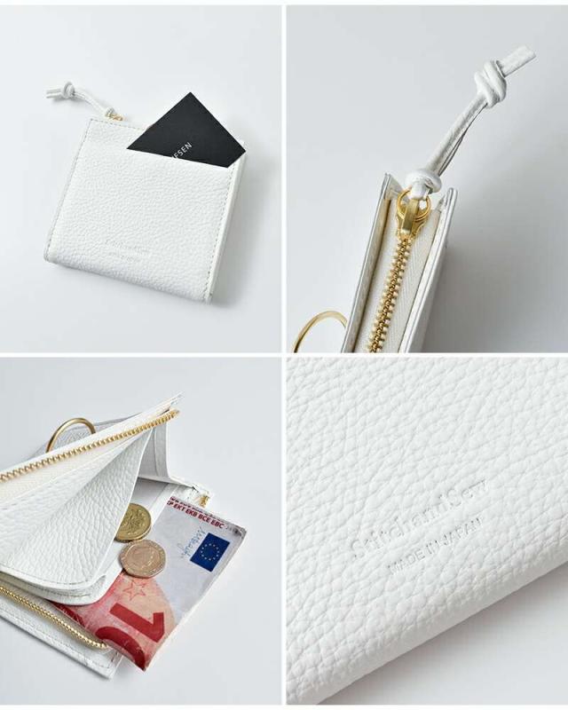 StitchandSew(スティッチアンドソー)牛シボLジップウォレットlz108