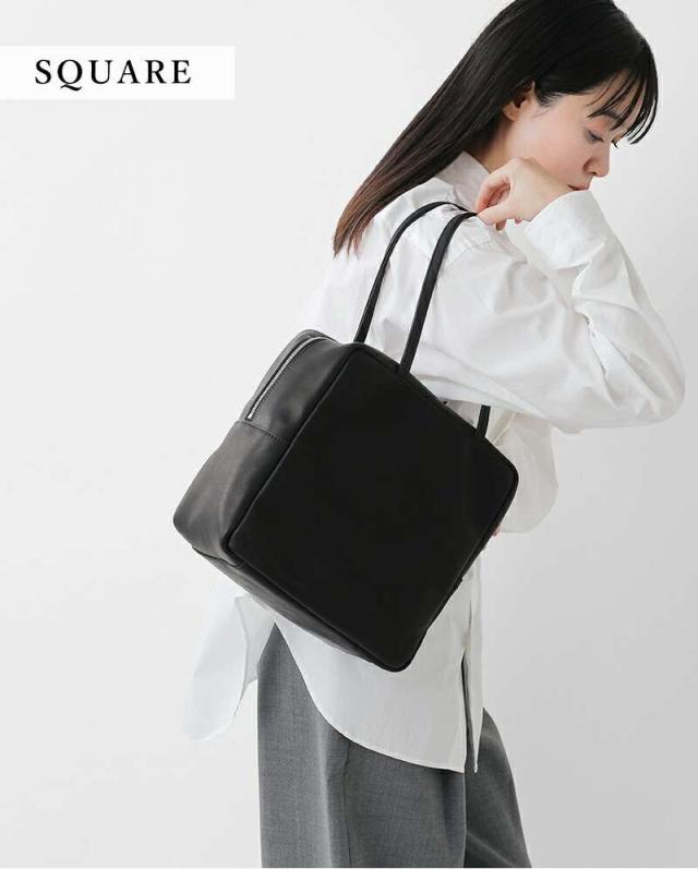 mormyrus(モルミルス)レザースクエアトートバッグm-148