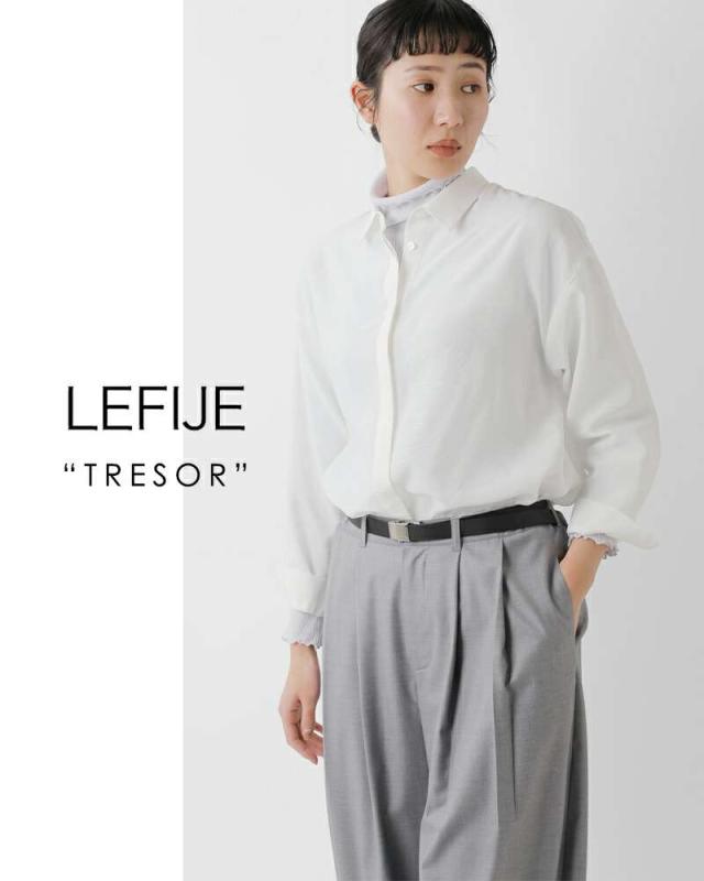 レフィエ ベルト LEFIJE  カウレザー GI ベルト “Tresor” m4689a  クーポン対象