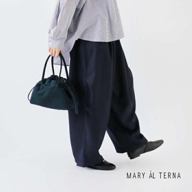 メアリオルターナ ハンドバッグ MARY AL TERNA  ウルトラスエード 巾着 ミニ ハンドバッグ “WRING” ma5227bg-38  クーポン対象