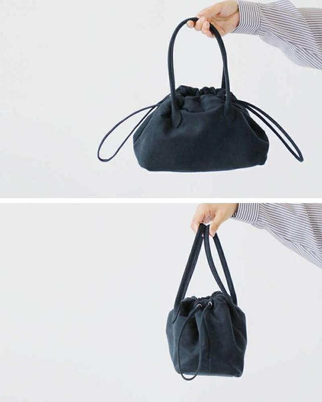 メアリオルターナ ハンドバッグ MARY AL TERNA  ウルトラスエード 巾着 ミニ ハンドバッグ “WRING” ma5227bg-38  クーポン対象