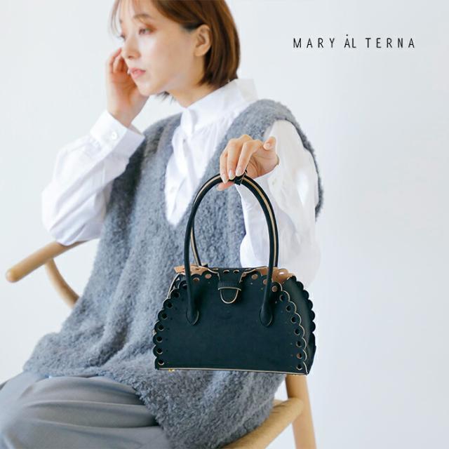 MARY AL TERNA(メアリオルターナ)ウルトラスエードハンドバッグ“ENSOU”ma5227bg-59