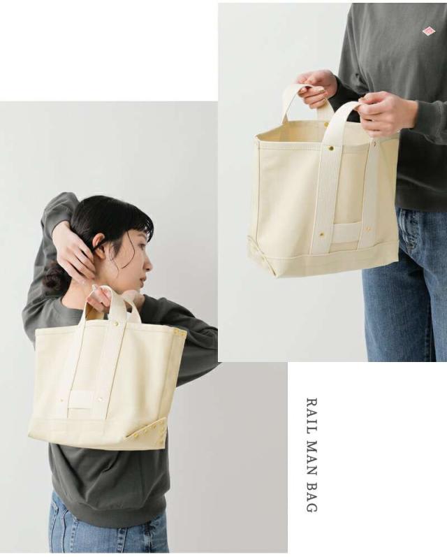 MASTER&Co.(マスターアンドコー)コットン ミニ トート バッグ “RAILMAN BAG S” mc033