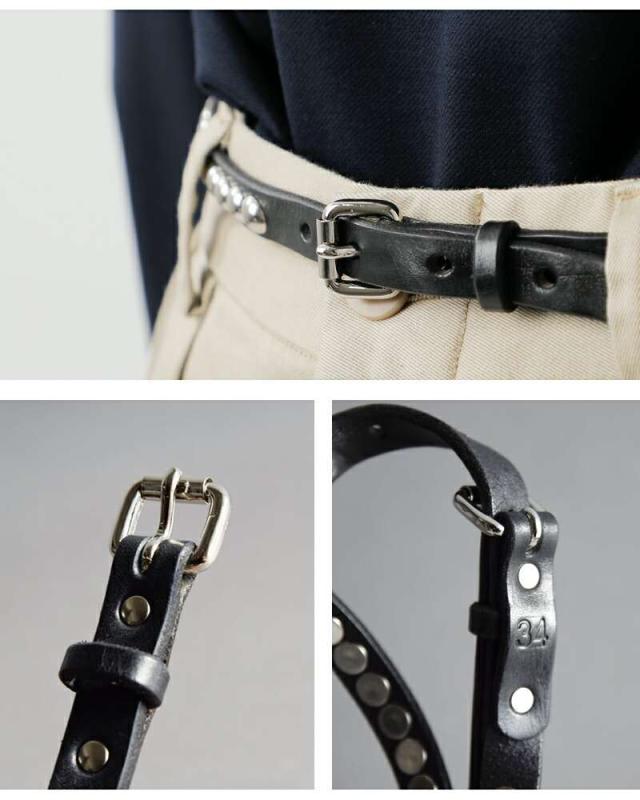 MASTER&Co.(マスターアンドコー)デイトナスタッズレザーベルトmc1605