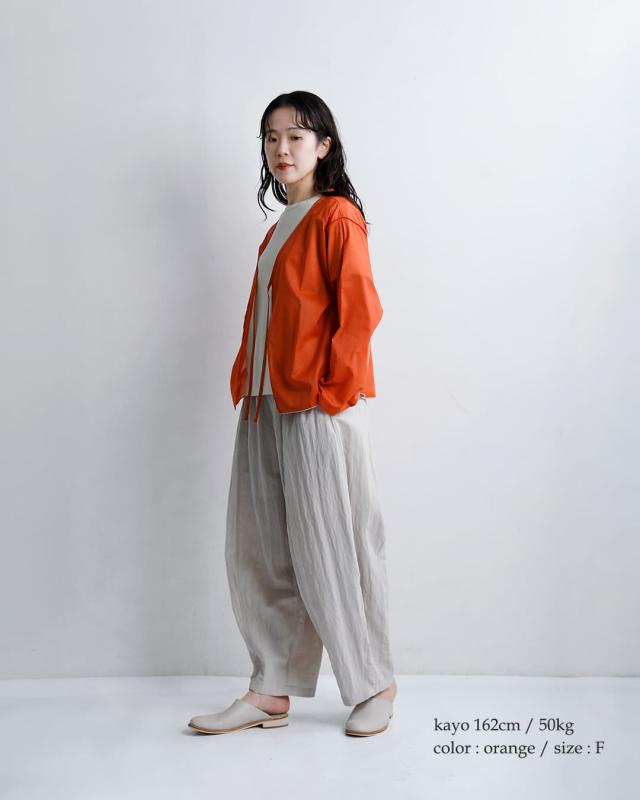 me.ヴェールコットン シアー カーディガン me-26106
