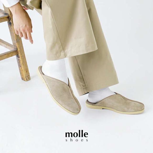 molle shoes(モールシューズ)撥水レザーコンフォートカンフーミュールスリッポン“KUNG-FUMULE”mls210301-26