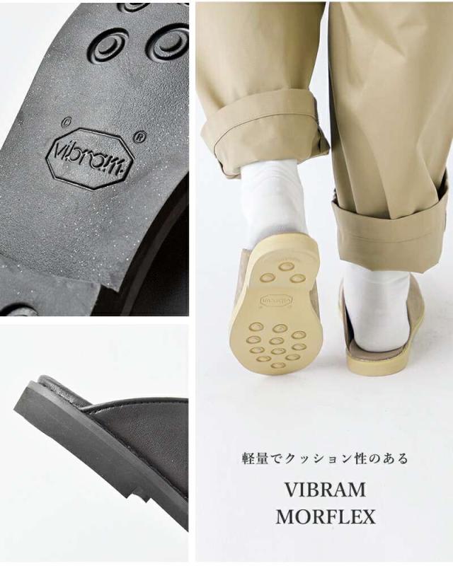 molle shoes(モールシューズ)撥水レザーコンフォートカンフーミュールスリッポン“KUNG-FUMULE”mls210301-26