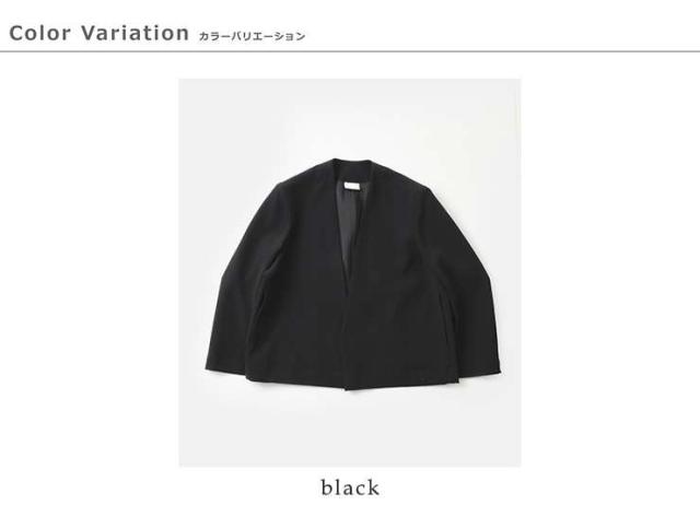 NO CONTROL AIRライトクレープダブルクロスノーカラージャケットnk-nc9817jk