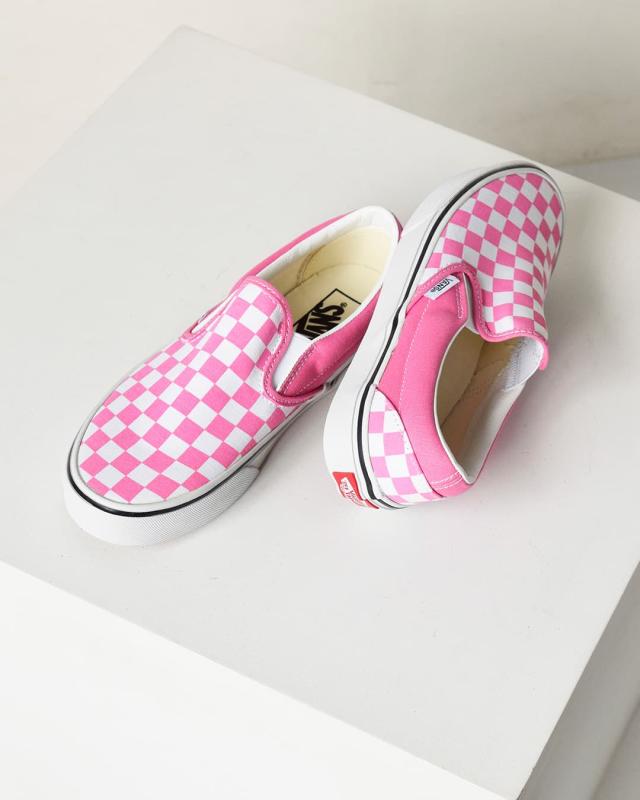 Vans(ヴァンズ)クラシック スリッポン チェッカーボード スニーカー Classic Slip-On cl-slip-on-same1