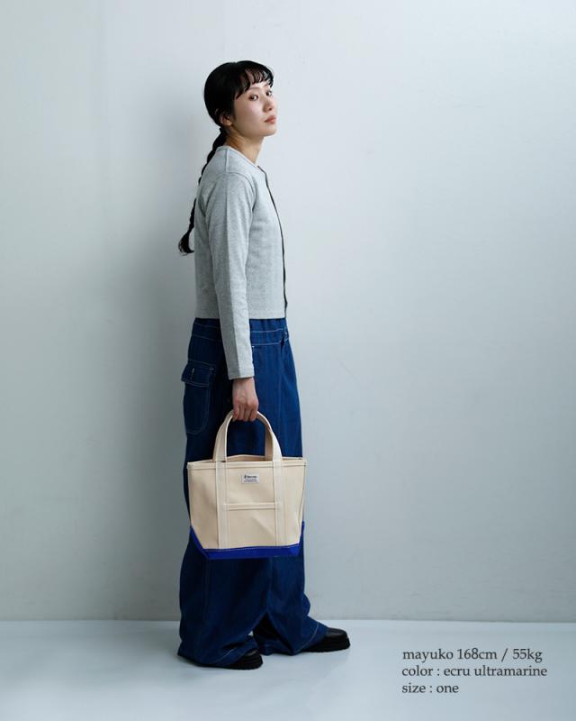 ORCIVAL(オーチバル・オーシバル)ヘビーキャンバス配色トートバッグスモールor-h0285kwc-bi