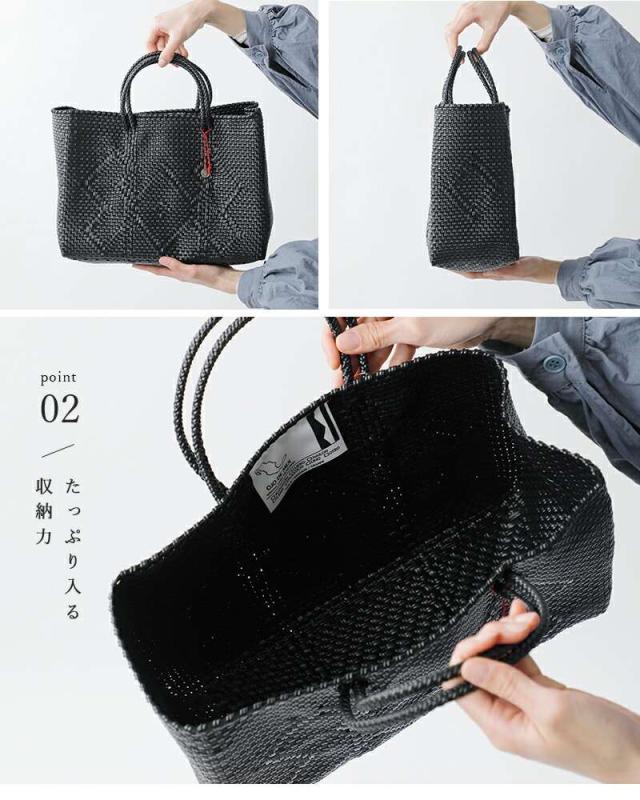 OJO DE MEX(オホ デ メックス)チャーム付きカゴトートバッグ“PlasticoCagoToteChico”plastico-cagotote-chico