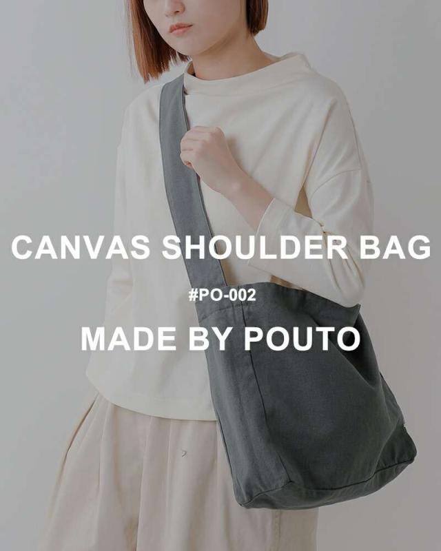 Pouto(ポウト)キャンバスショルダーバッグpo-012