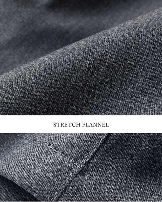 siro de labonte(シロ デ ラボンテ)ストレッチフランネルタックバギーパンツr543305