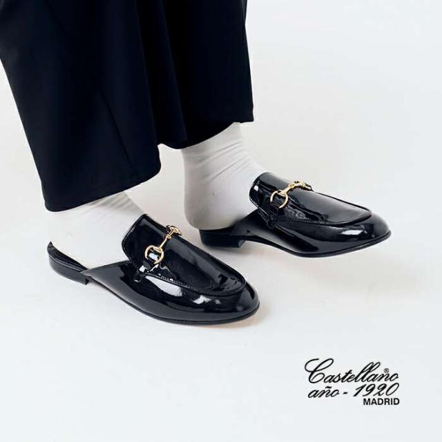 CASTELLANO(カステラーノ)カウレザービットローファーサンダルsaintopez-c