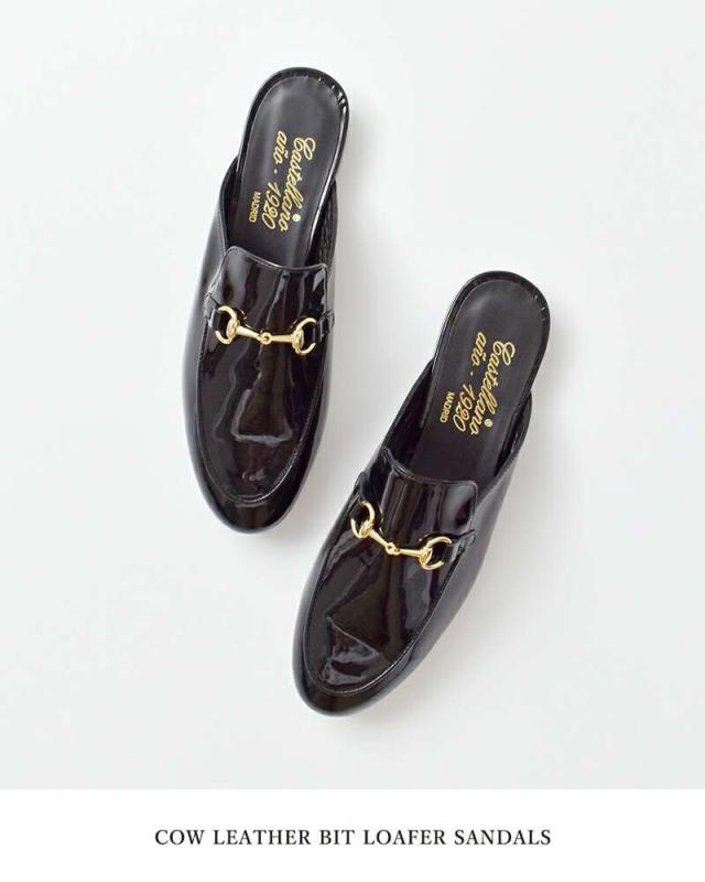 CASTELLANO(カステラーノ)カウレザービットローファーサンダルsaintopez-c