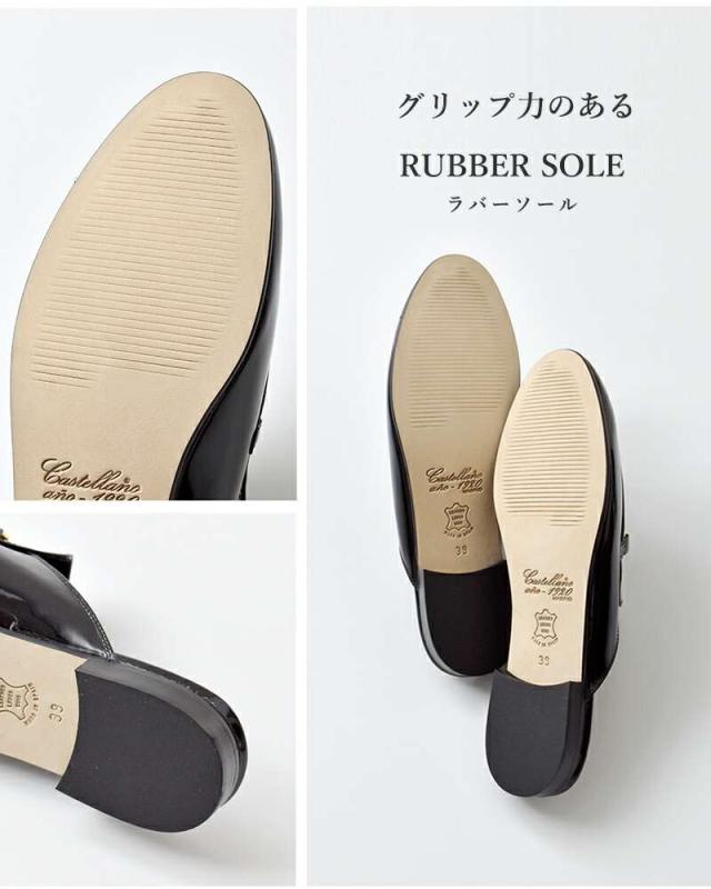 CASTELLANO(カステラーノ)カウレザービットローファーサンダルsaintopez-c