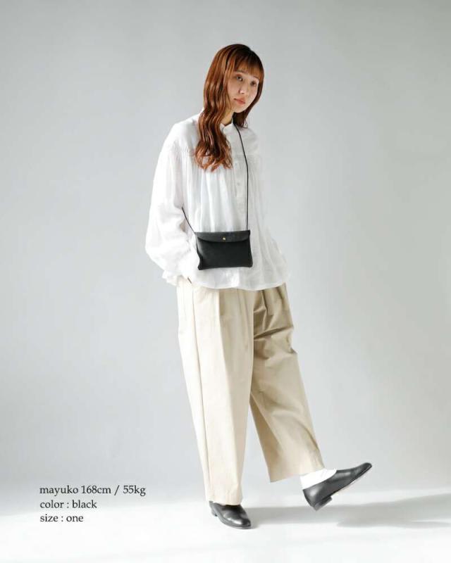 マリンデイ ショルダーバッグ MARINE DAY  ゴートスキン ポーチ ショルダー バッグ “SOE” soe  クーポン対象